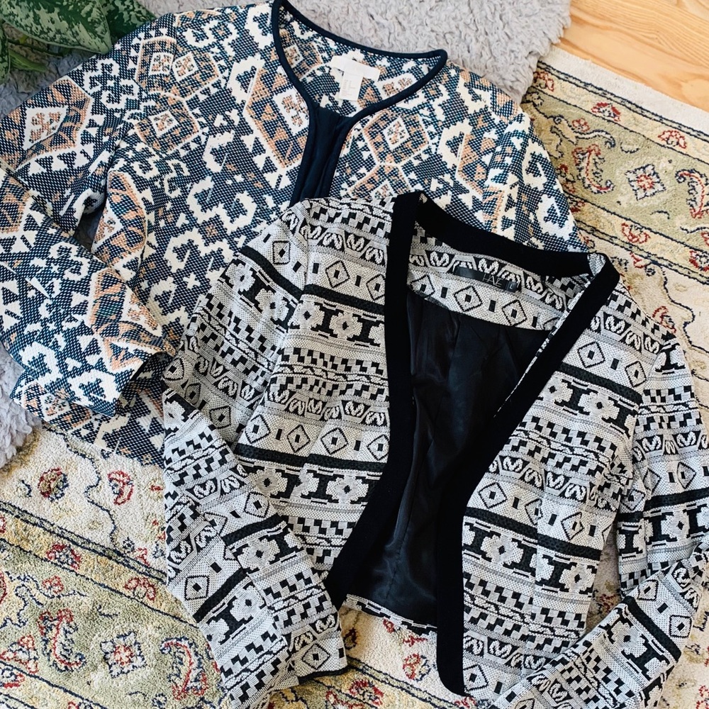 💕BUNDLE! Printed Cropped Jackets